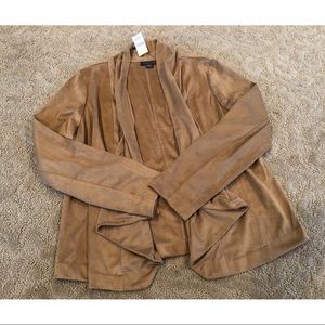 NWT Covington Faux Suede Jacket